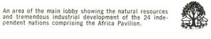 Reverse — Africa Pavilion (8 of 20) exhibitor postcard