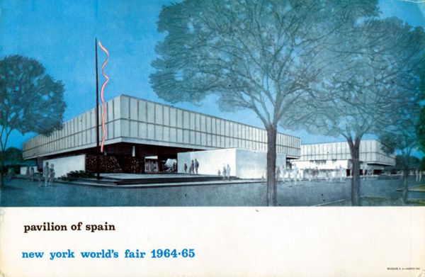 Pavilion of Spain (4 of 7) exhibitor postcard No. N/A