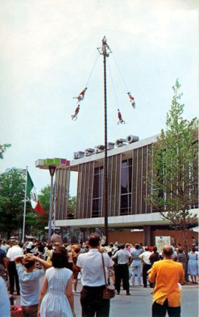 Mexico Pavilion (1 of 15) exhibitor postcard No. 1412-C