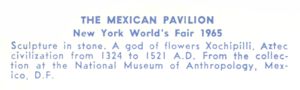 Reverse — Mexico Pavilion (9 of 15) exhibitor postcard