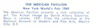 Reverse — Mexico Pavilion (15 of 15) exhibitor postcard