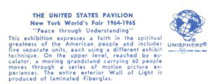 Reverse — Owens-Corning Fiberglas advertising postcard