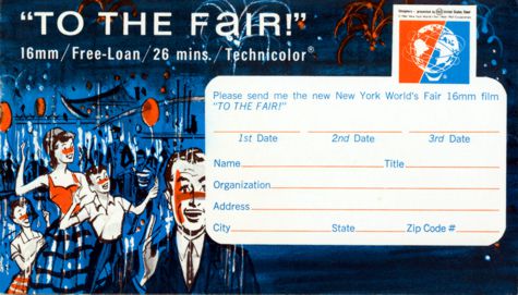 "To The Fair!" advertising postcard No. N/A