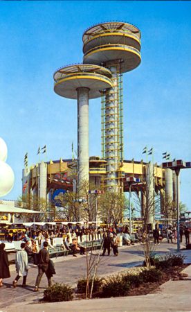 The N. Y. Pavilion unauthorized postcard No. WF403