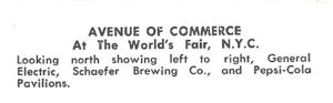Reverse — Avenue of Commerce - near Pepsi unauthorized postcard