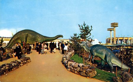 Sinclair Dinoland unauthorized postcard No. WF416