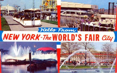 Hello from N.Y.C with 4 Views unauthorized postcard No. WF423