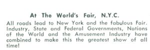 Reverse — 4 Views of the Fair unauthorized postcard