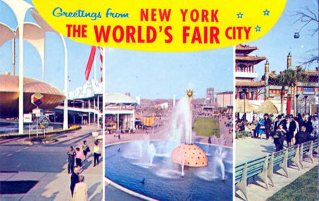 Hello from N.Y. with 3 Views unauthorized postcard No. WF428