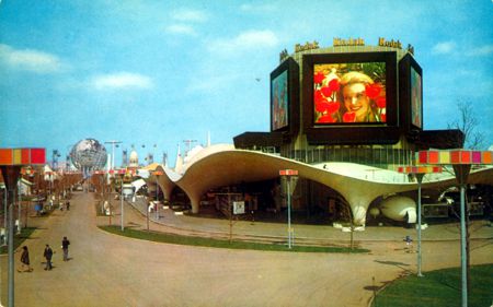 Eastman Kodak Pavilion unauthorized postcard No. WF3