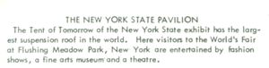 Reverse — N.Y.S. Pavilion unauthorized postcard