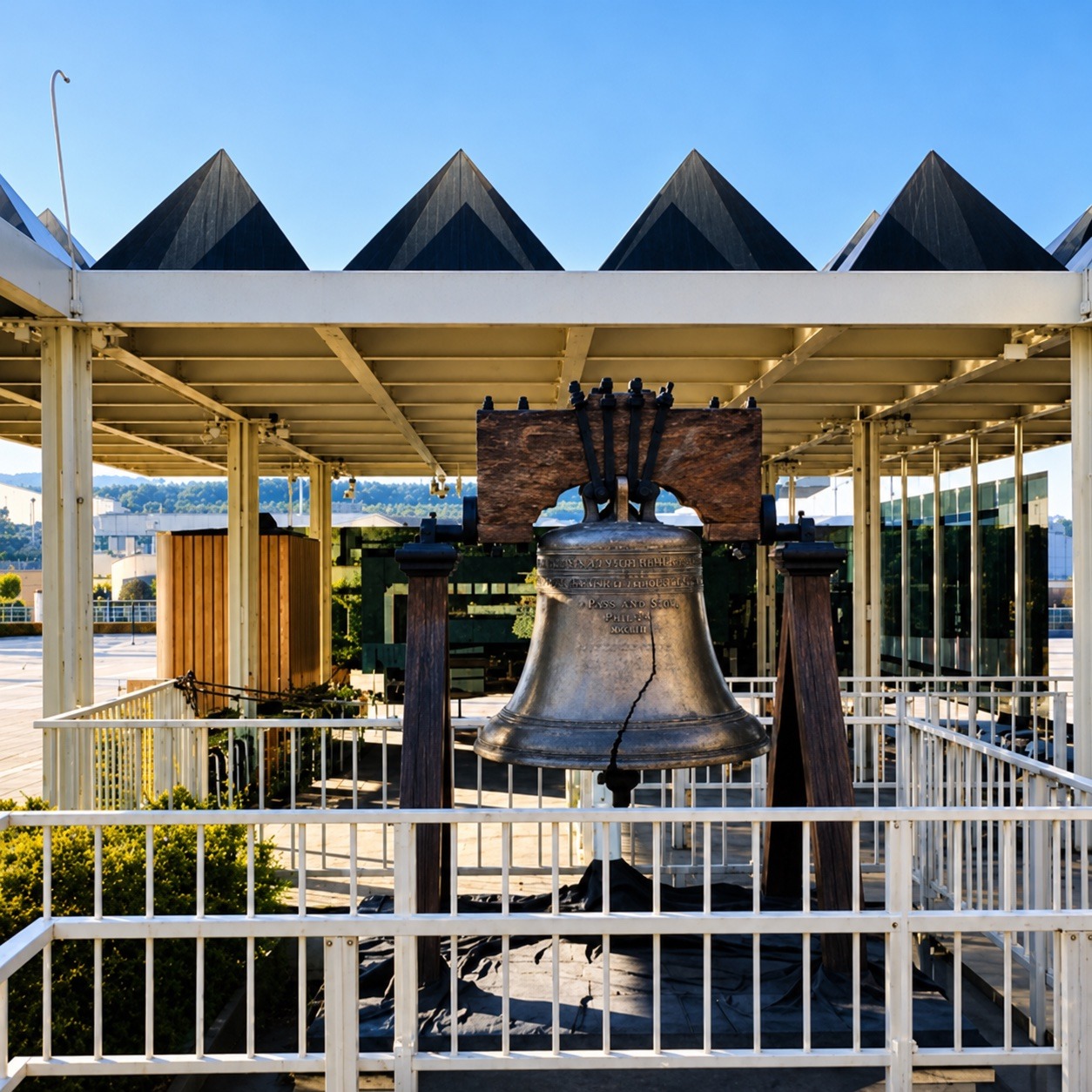Liberty Bell replica at the Pennsylvania pavilion