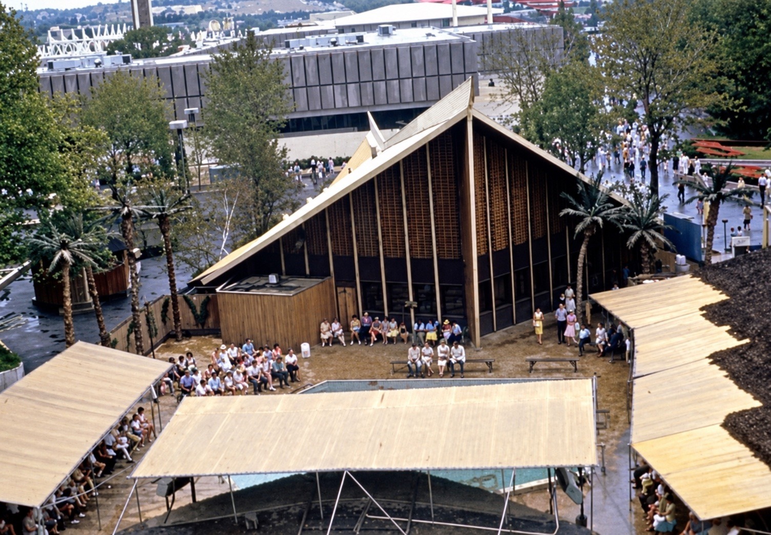 Polynesia pavilion at the 1964/1965 New York World’s Fair