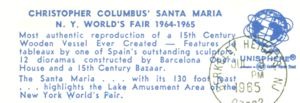 Reverse — Santa Maria postcard No. 79941-B