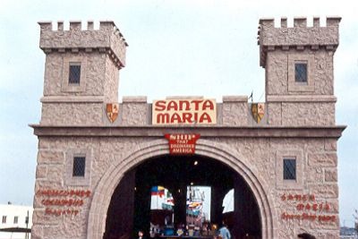 Entrance to the Santa Maria