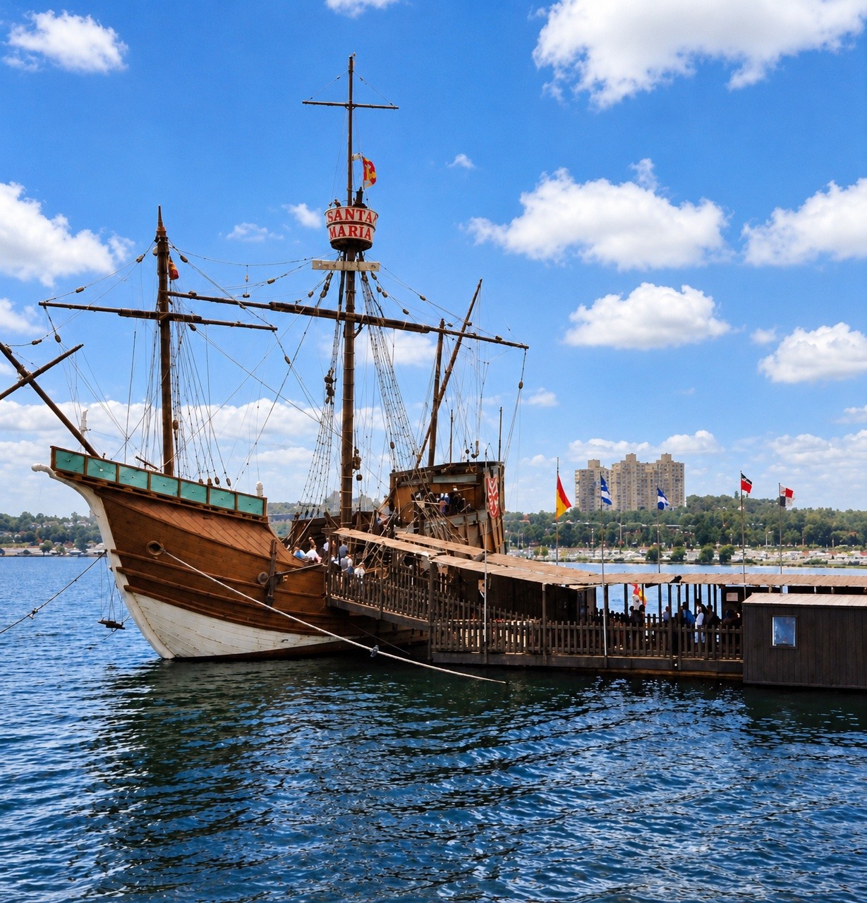 Santa Maria replica ship at the 1964/1965 New York World’s Fair