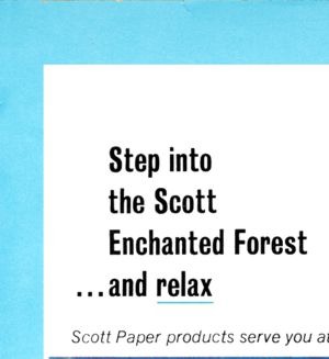 Scott Paper advertisement panel 1