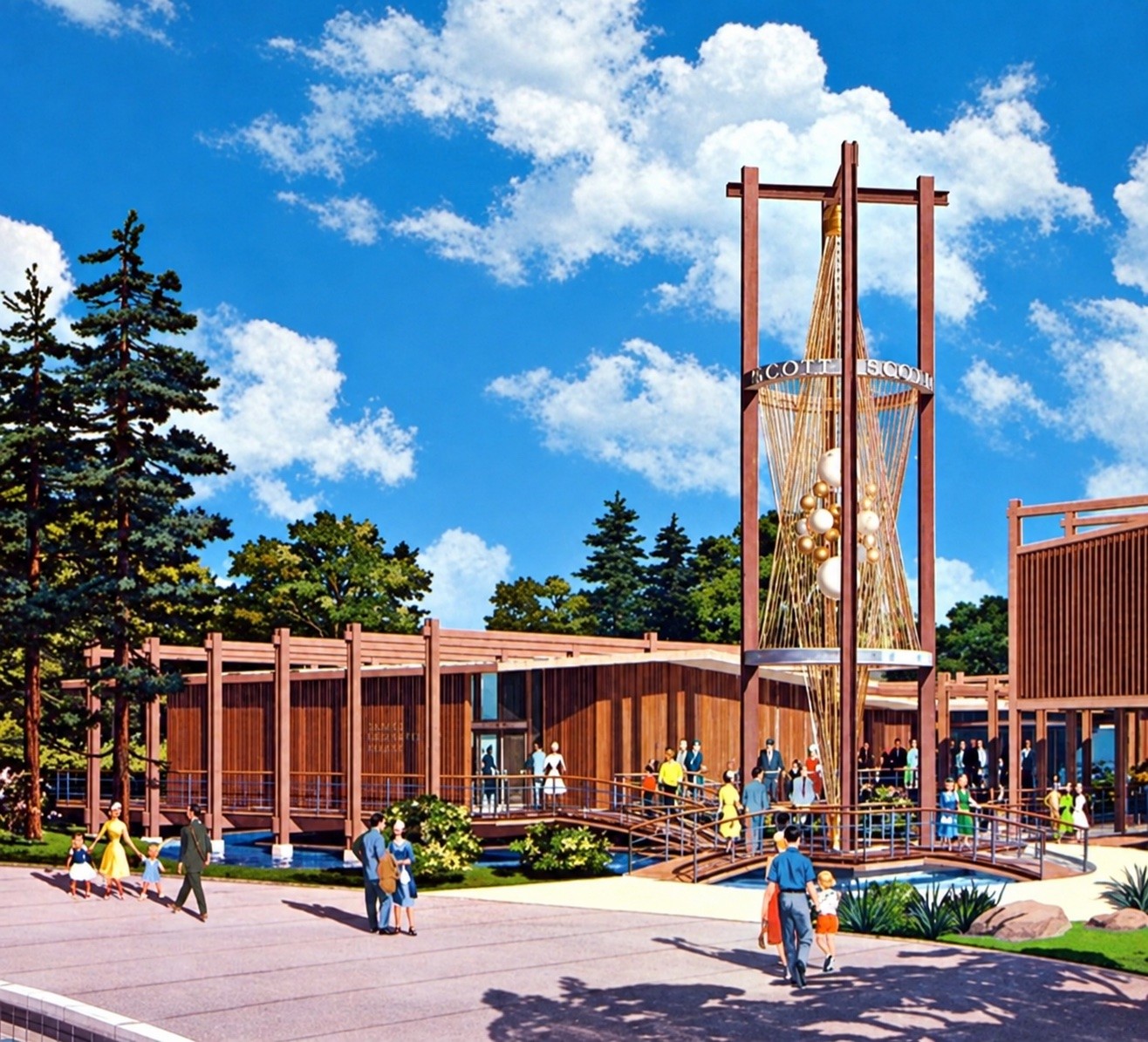 Scott Paper pavilion at the 1964/1965 New York World’s Fair