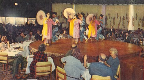 Indonesian pavilion Umbrella Dance