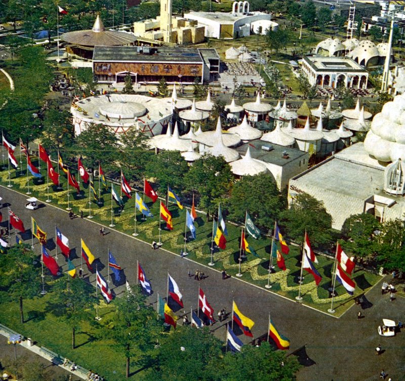 Court of Nations foreign flags