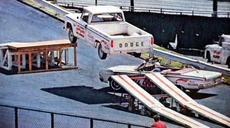 Hell Drivers ramp-to-ramp jump