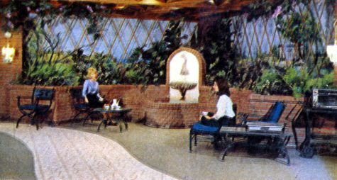 Underground Home patio
