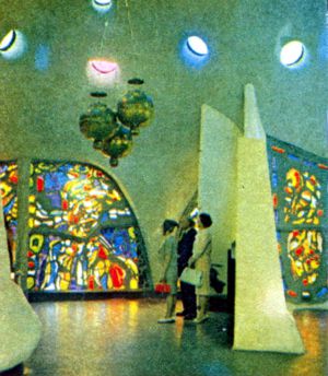 Jordan pavilion interior