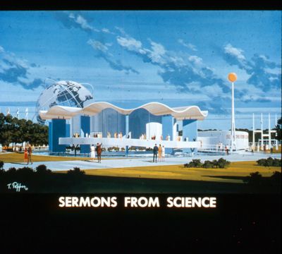 Artist's rendering of the Sermons From Science Pavilion