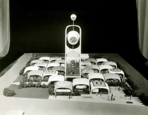 Architectural Model of the 7Up Pavilion