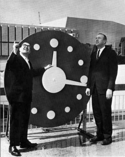 Clock face installation