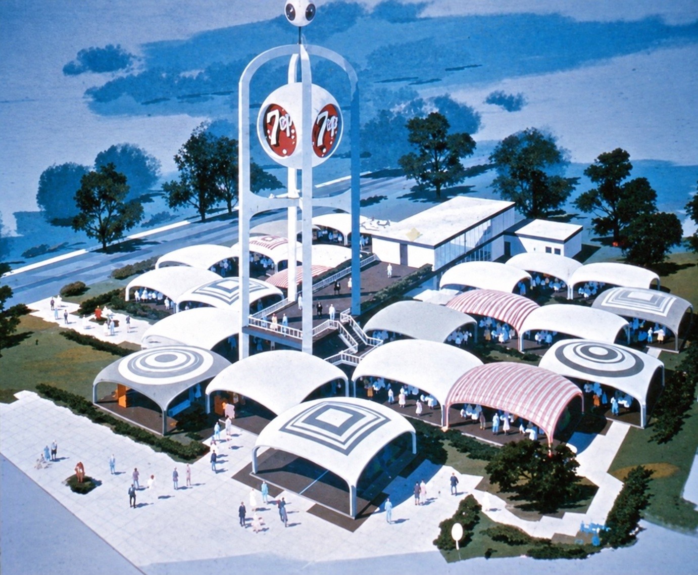 Seven-Up International Sandwich Gardens at the 1964/1965 New York World’s Fair