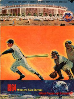 Official Mets Program and Scorecard for the 1964 season