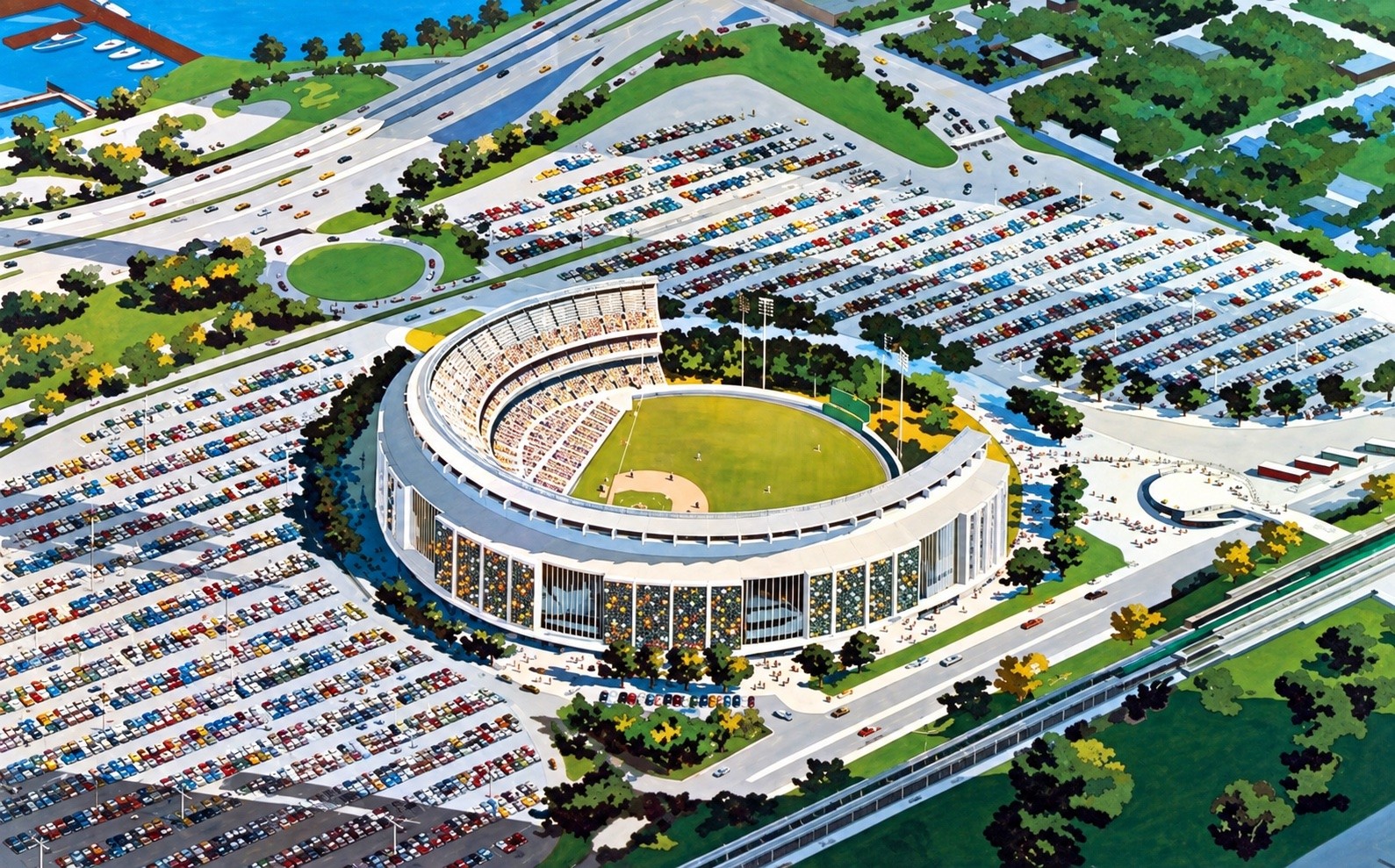 Shea Stadium at the 1964/1965 New York World’s Fair