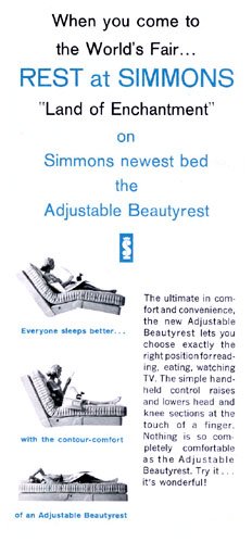 Simmons brochure page