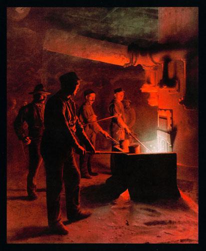 The foundry at Simmons' Kenosha plant