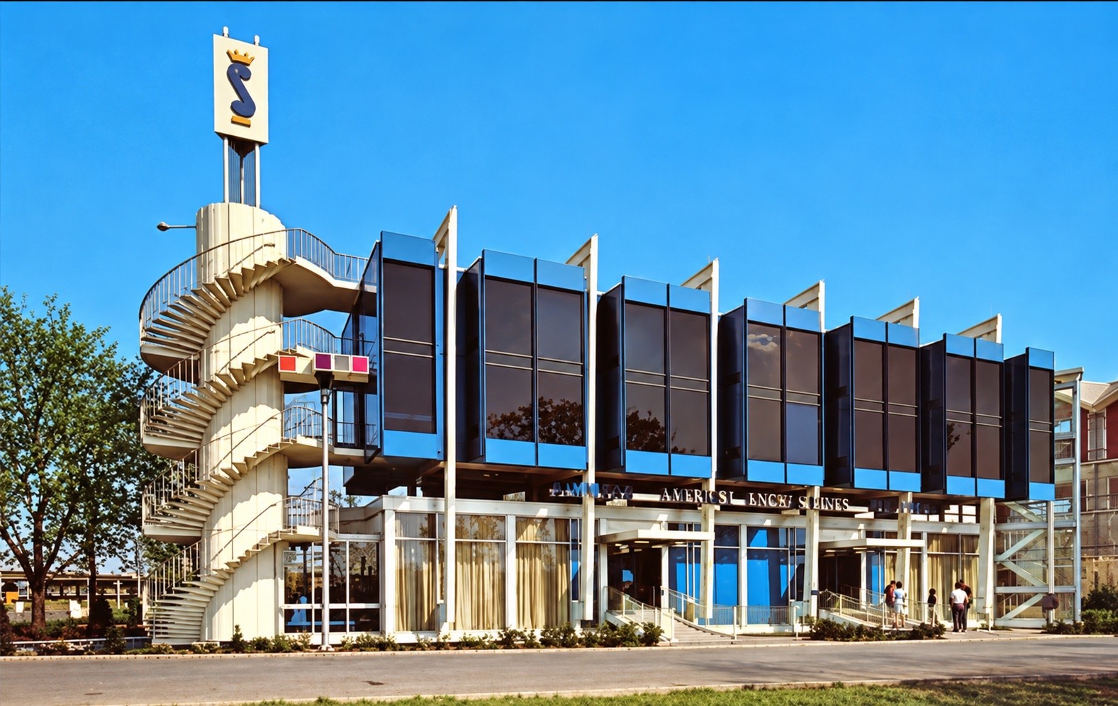 Simmons pavilion at the 1964/1965 New York World’s Fair