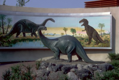 Here's the real monster! Tyrannosaurus. King of the dinosaurs!