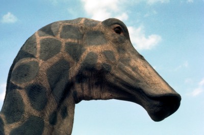 In a water setting we find Corythosaurus. With a face only a mother could love?