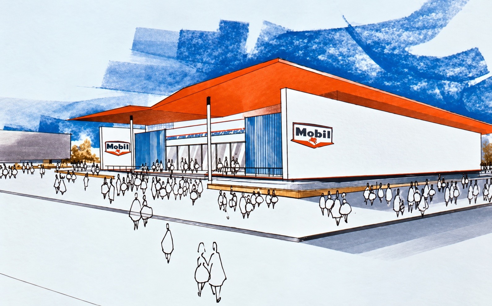 Socony Mobil pavilion at the 1964/1965 New York World’s Fair
