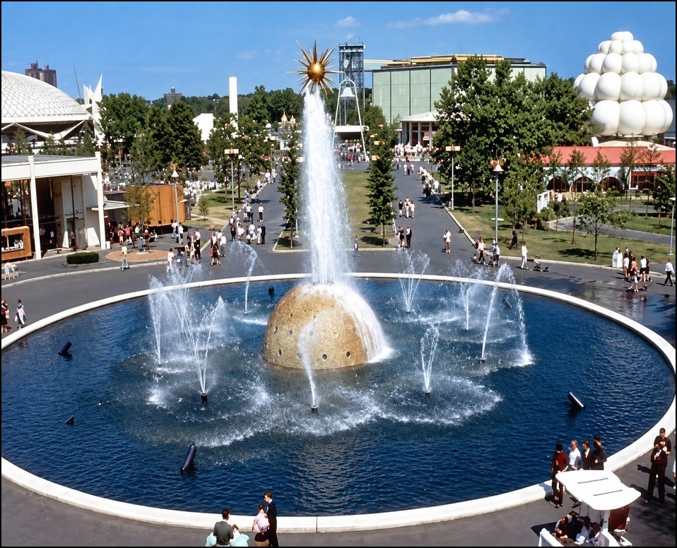 Solar Fountain — dome, starburst, and wobbling jets