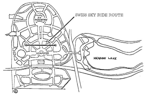 Skyride route