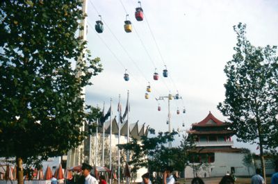 Swiss Sky Ride over the International Area of the Fair