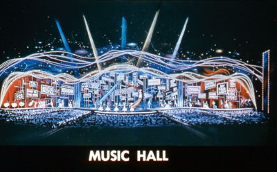 Artist's rendering of the Music Hall