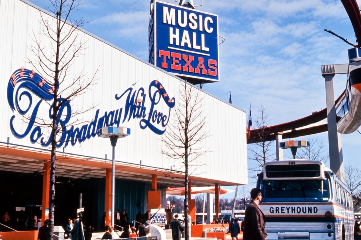 Texas Music Hall — To Broadway With Love and monorail