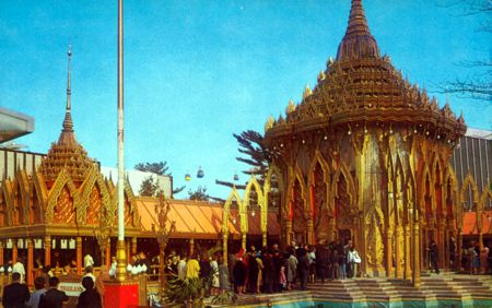 Thailand Pavilion unauthorized postcard No. WF8