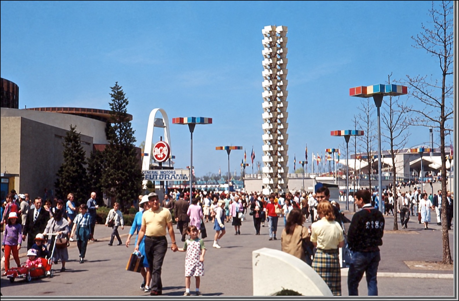 Entrance Towers — Fairgrounds landmark near General Motors Futurama