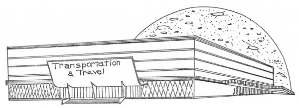 T&T Pavilion line drawing
