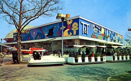 Transportation & Travel Pavilion unauthorized postcard No. WF436