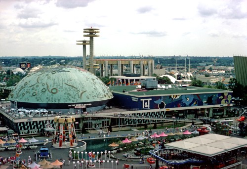 Transportation & Travel Pavilion as seen from the Heliport