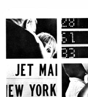 United Air Lines advertisement panel 1